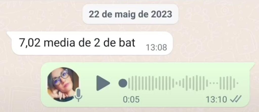 Testimonio positivo por Whatsapp